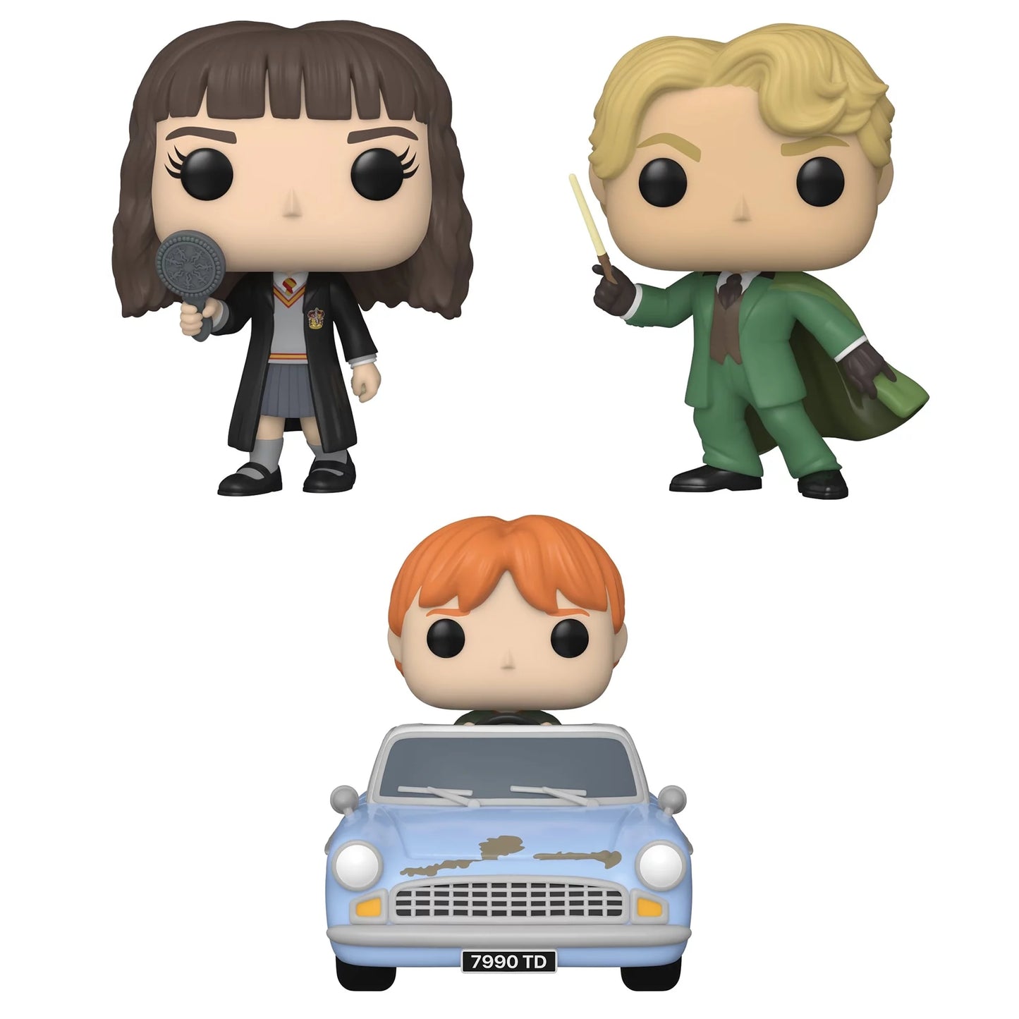 & Flying Anniversary - Includes: Gilderoy Granger of Weasley Ron With Harry Funko Mirror, In Car Lockheart, Movies: Hermione Collectors Set POP! 20th Secrets The Chamber Potter